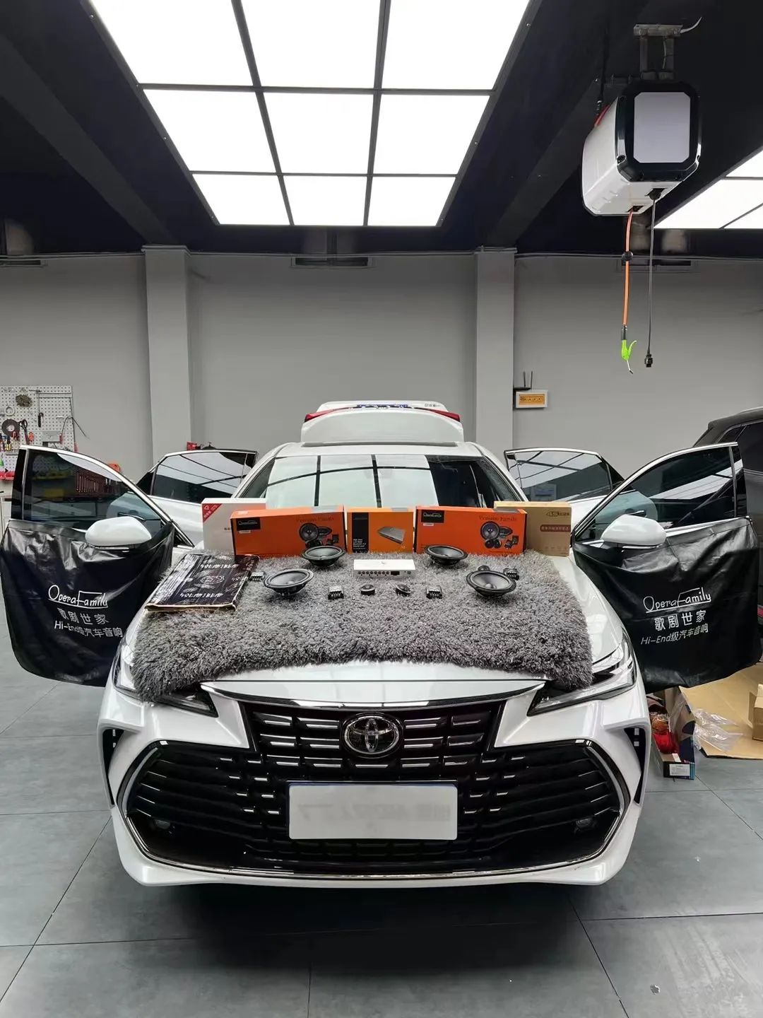 豐田亞洲龍音響改裝，音質(zhì)升級就是這么簡單！